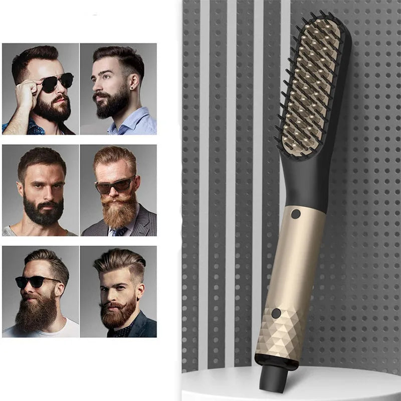 "Brush Shaver" - Alisador de Barba / Cabelo Masculino Profissional