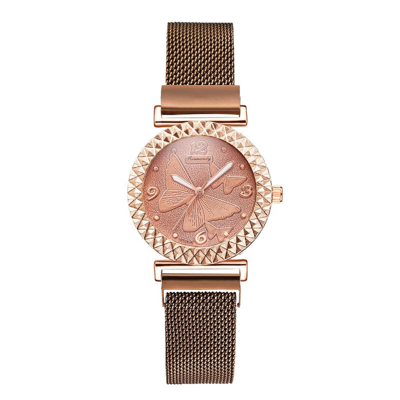 5PCS Women Watch Set Luxury Brand Rose Gold Dress Quartz Watch Bracelet Ladies Sports Wrist Watch Clock Gift Relogio Feminino i-Bugiganga